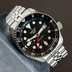 Seiko Men’s 5 Sports GMT Automatic Watch (SSK019K1)